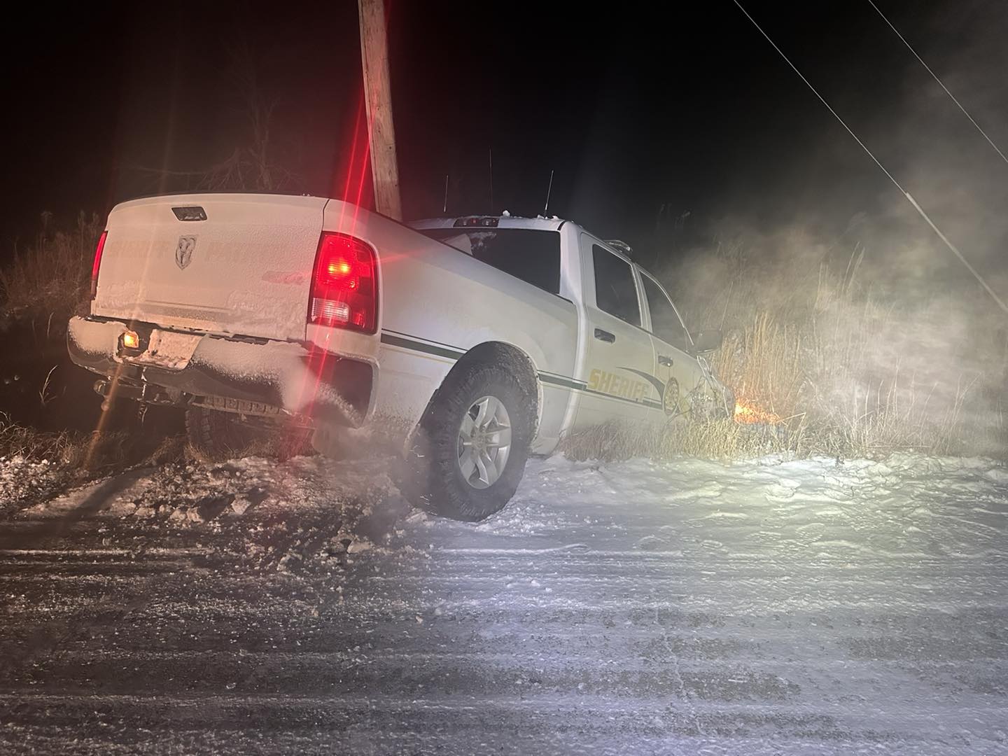 Sheriff Urges Caution on Roads after Deputy Wrecks on Black Ice - NEA ...